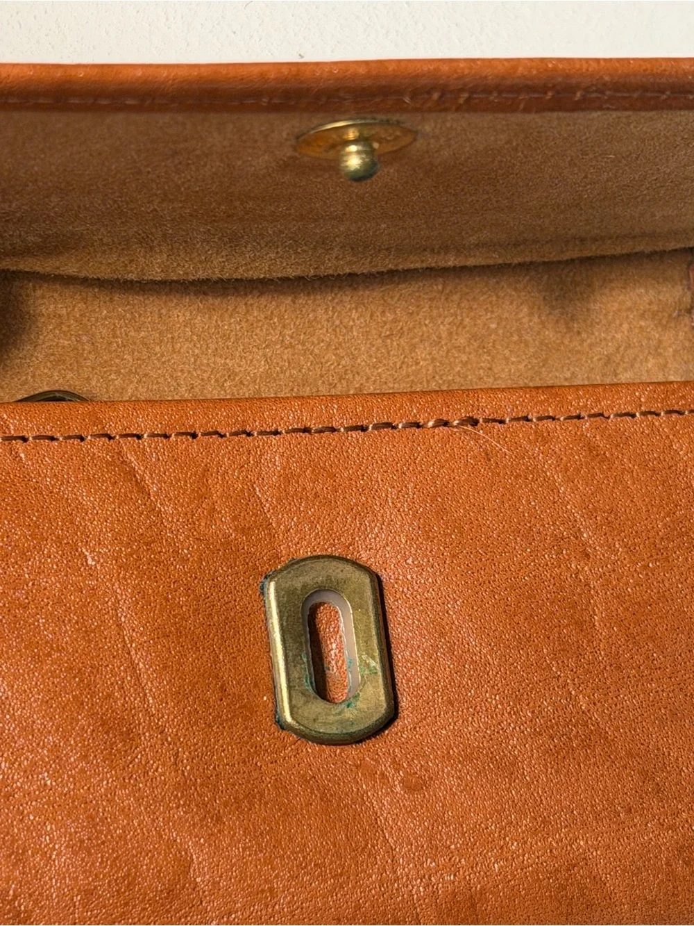 Vintage Princess Gardner Leather Keyholder Wallet. Genuine Leather.